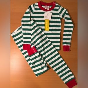 Hanna Andersson striped long sleeve pajamas. New